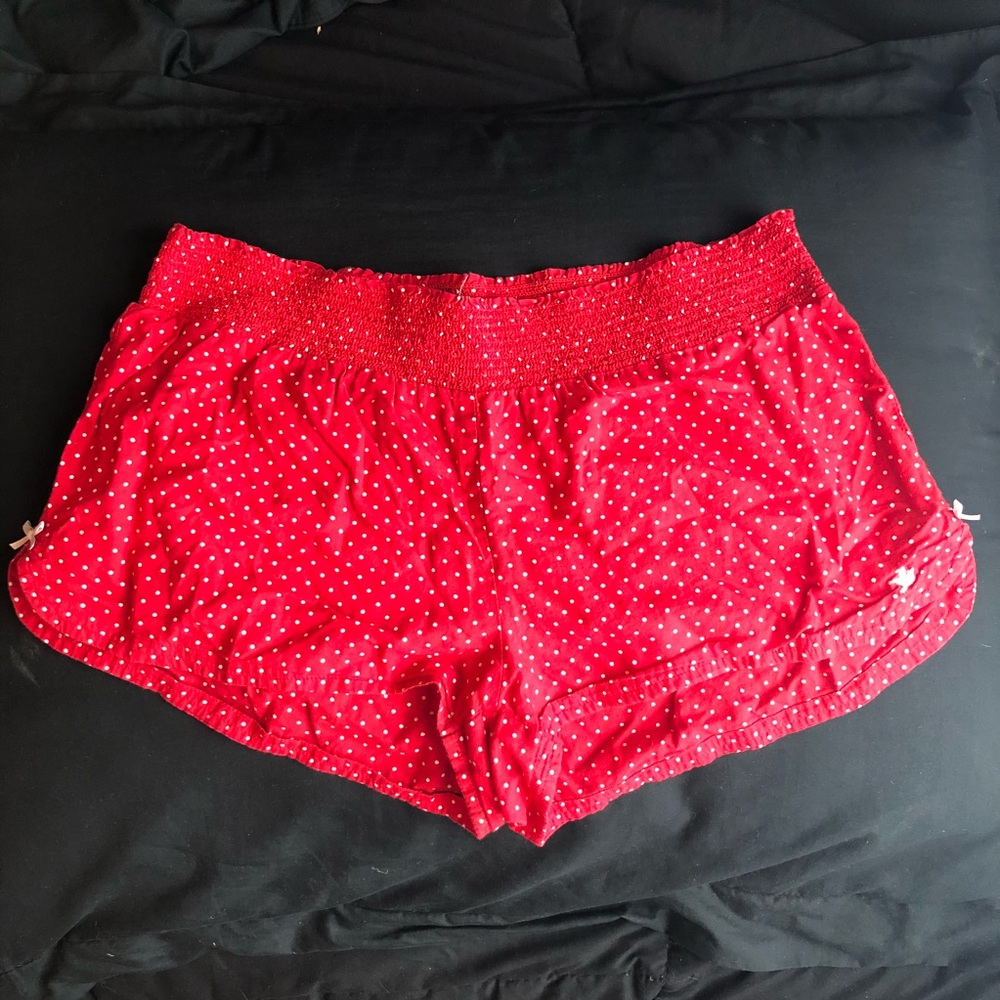Polka Dot Aerie Pajama Shorts